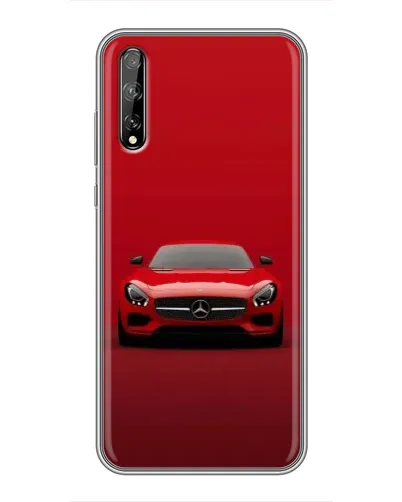 Чехол для Huawei P Smart Pro с картинкой «Красный Mercedes AMG»