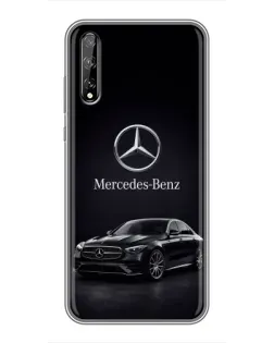 Чехол для Huawei P Smart Pro с картинкой «Mercedes — решетка радиатора»