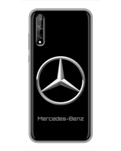 Чехол для Huawei P Smart Pro с картинкой «Mercedes Silver Logo»