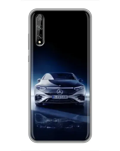 Чехол для Huawei P Smart Pro с картинкой «Ночной Mercedes EQ»