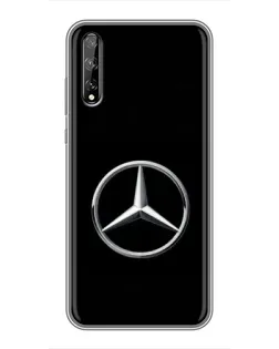 Чехол для Huawei P Smart Pro с картинкой «Mercedes классический лого»