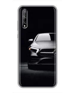 Чехол для Huawei P Smart Pro с картинкой «Свет фар Mercedes»