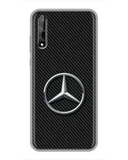 Чохол для Huawei P Smart Pro з картинкою «Карбоновий Mercedes стиль»