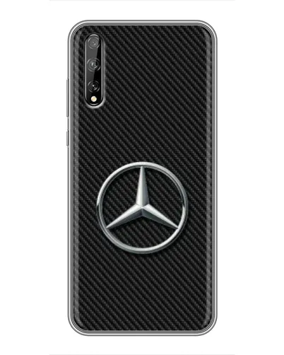 Чохол для Huawei P Smart Pro з картинкою «Карбоновий Mercedes стиль» Чохол для Huawei P Smart Pro з картинкою «Карбоновий Mercedes стиль»