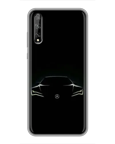 Чохол для Huawei P Smart Pro з картинкою «Mercedes — силует авто» Чохол для Huawei P Smart Pro з картинкою «Mercedes — силует авто»