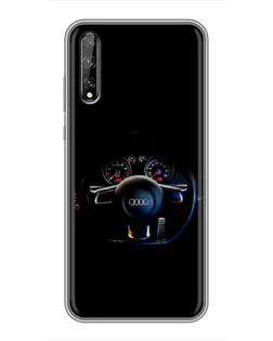 Чохол для Huawei P Smart Pro з картинкою «Салон Audi — кермо» Чохол для Huawei P Smart Pro з картинкою «Салон Audi — кермо»