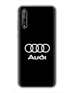 Чехол для Huawei P Smart Pro с картинкой «Классическое лого Audi» Чехол для Huawei P Smart Pro с картинкой «Классическое лого Audi»