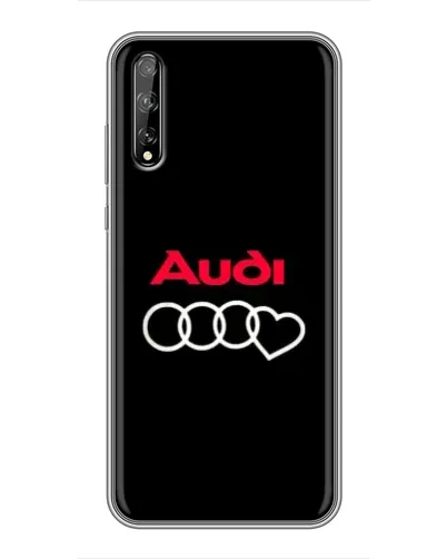 Чехол для Huawei P Smart Pro с картинкой «Логотип Audi Heart»