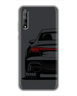 Чехол для Huawei P Smart Pro с картинкой «Задняя часть Audi — арт» Чехол для Huawei P Smart Pro с картинкой «Задняя часть Audi — арт»