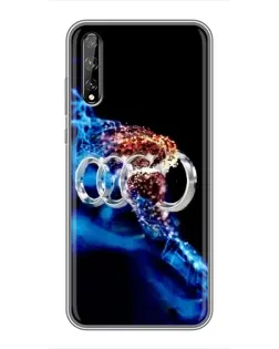Чехол для Huawei P Smart Pro с картинкой «Энергия лого Audi» Чехол для Huawei P Smart Pro с картинкой «Энергия лого Audi»