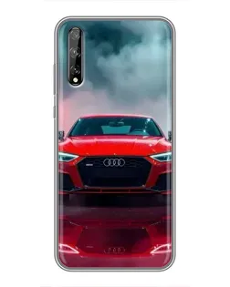Чехол для Huawei P Smart Pro с картинкой «Audi RS — красный стиль» Чехол для Huawei P Smart Pro с картинкой «Audi RS — красный стиль»