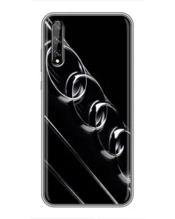 Чехол для Huawei P Smart Pro с картинкой «Audi — абстрактные кольца» Чехол для Huawei P Smart Pro с картинкой «Audi — абстрактные кольца»