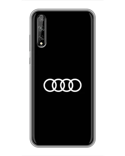 Чехол для Huawei P Smart Pro с картинкой «Audi White Logo»