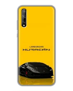 Чехол для Huawei P Smart Pro с картинкой «Lamborghini Huracan черный»
