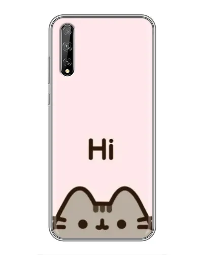 Чехол для Huawei P Smart Pro с картинкой «Пушин говорит Hi» Чехол для Huawei P Smart Pro с картинкой «Пушин говорит Hi»