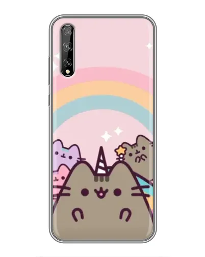 Чехол для Huawei P Smart Pro с картинкой «Единорог Pusheen» Чехол для Huawei P Smart Pro с картинкой «Единорог Pusheen»