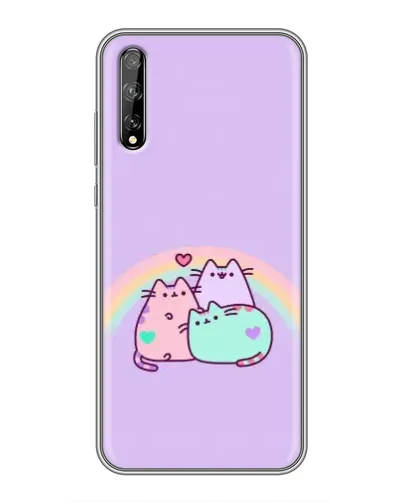Чехол для Huawei P Smart Pro с картинкой «Радужные Пушины» Чехол для Huawei P Smart Pro с картинкой «Радужные Пушины»