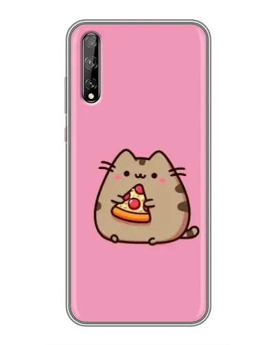 Чехол для Huawei P Smart Pro с картинкой «Пушин с пиццей» Чехол для Huawei P Smart Pro с картинкой «Пушин с пиццей»