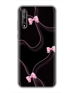 Чехол для Huawei P Smart Pro с картинкой «Розовые ленты»