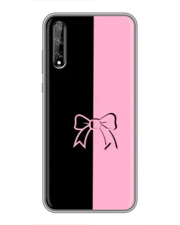 Чехол для Huawei P Smart Pro с картинкой «Половинки банта»