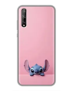 Чехол для Huawei P Smart Pro с картинкой «Stitch выглядывает»