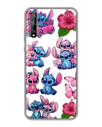 Чехол для Huawei P Smart Pro с картинкой «Стикеры Stitch и Angel» Чехол для Huawei P Smart Pro с картинкой «Стикеры Stitch и Angel»