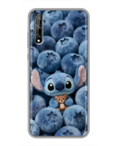 Чехол для Huawei P Smart Pro с картинкой «Стич и голубика» Чехол для Huawei P Smart Pro с картинкой «Стич и голубика»
