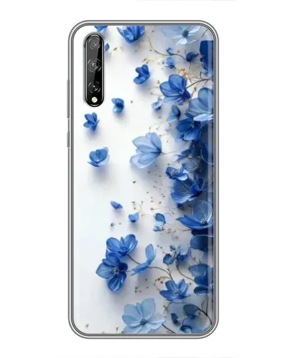 Чохол для Huawei P Smart Pro з картинкою «Блакитний квітковий каскад» Чохол для Huawei P Smart Pro з картинкою «Блакитний квітковий каскад»