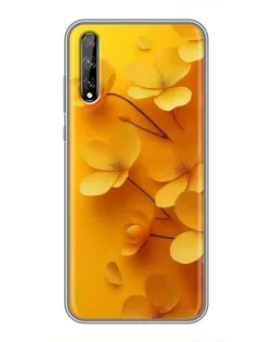Чохол для Huawei P Smart Pro з картинкою «Золоті пелюстки»