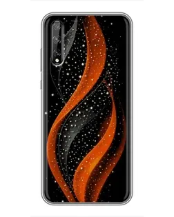 Чехол для Huawei P Smart Pro с картинкой «Огненная звездная волна»