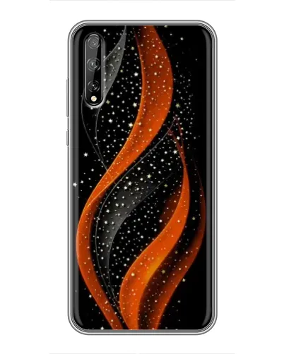 Чехол для Huawei P Smart Pro с картинкой «Огненная звездная волна»