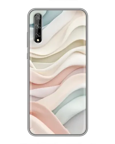 Чехол для Huawei P Smart Pro с картинкой «Пастельные нежные волны»