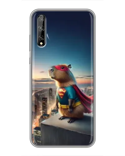 Чохол для Huawei P Smart Pro з картинкою «Капі-мен супергерой» Чохол для Huawei P Smart Pro з картинкою «Капі-мен супергерой»