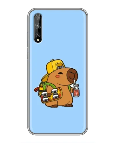 Чохол для Huawei P Smart Pro з картинкою «Капібара на скейті» Чохол для Huawei P Smart Pro з картинкою «Капібара на скейті»