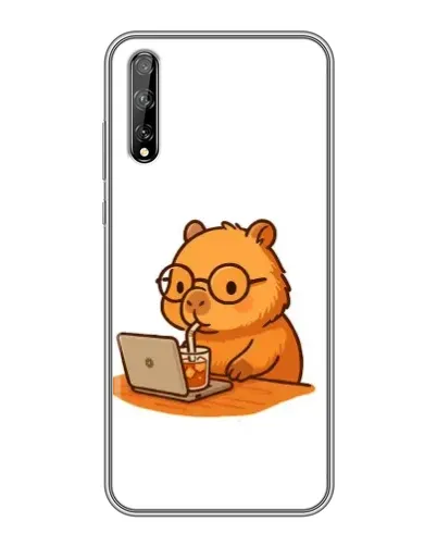Чохол для Huawei P Smart Pro з картинкою «Капібара з ноутбуком» Чохол для Huawei P Smart Pro з картинкою «Капібара з ноутбуком»