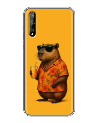 Чохол для Huawei P Smart Pro з картинкою «Капібара на відпочинку» Чохол для Huawei P Smart Pro з картинкою «Капібара на відпочинку»
