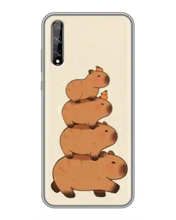 Чохол для Huawei P Smart Pro з картинкою «Вежа з капібар»