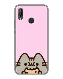 Чохол для Huawei P Smart Z / Y9 Prime 2019 з картинкою «Pusheen та печиво»