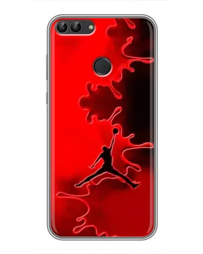 Чехол для Huawei P Smart (Enjoy 7s, FIG-LA1) с картинкой «Jordan Red Smoke»