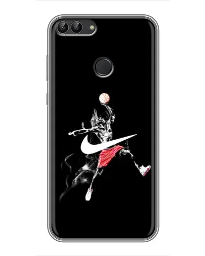 Чехол для Huawei P Smart (Enjoy 7s, FIG-LA1) с картинкой «Jordan Jumpman»