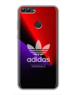 Чохол для Huawei P Smart (Enjoy 7s, FIG-LA1) з картинкою «Adidas Red Neon»