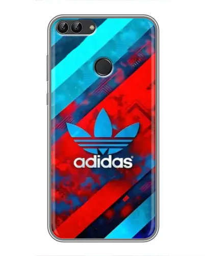 Чехол для Huawei P Smart (Enjoy 7s, FIG-LA1) с картинкой «Абстракция Adidas»