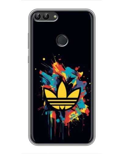 Чехол для Huawei P Smart (Enjoy 7s, FIG-LA1) с картинкой «Adidas Splash»