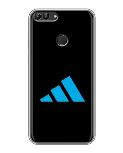 Чехол для Huawei P Smart (Enjoy 7s, FIG-LA1) с картинкой «Adidas Cyan Logo»