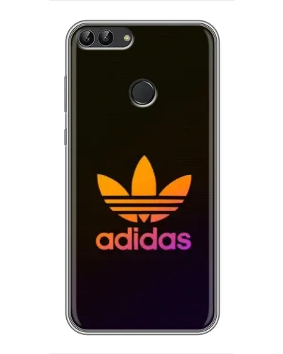 Чехол для Huawei P Smart (Enjoy 7s, FIG-LA1) с картинкой «Градиент Adidas»