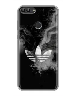 Чохол для Huawei P Smart (Enjoy 7s, FIG-LA1) з картинкою «Абстрактний дим Adidas» Чохол для Huawei P Smart (Enjoy 7s, FIG-LA1) з картинкою «Абстрактний дим Adidas»