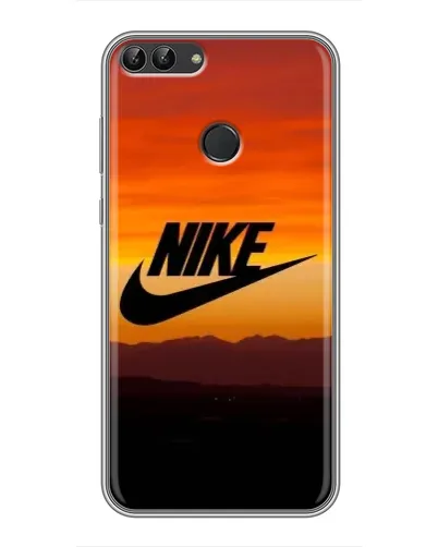 Чехол для Huawei P Smart (Enjoy 7s, FIG-LA1) с картинкой «Nike — вечерний горизонт»