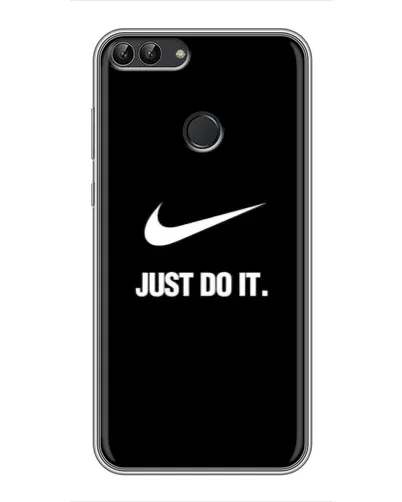 Чехол для Huawei P Smart (Enjoy 7s, FIG-LA1) с картинкой «Классический принт Nike»