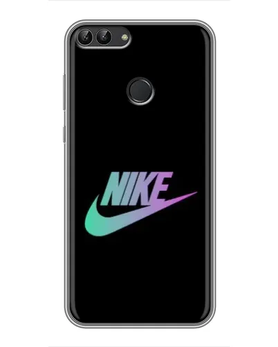 Чехол для Huawei P Smart (Enjoy 7s, FIG-LA1) с картинкой «Nike — городская ночь»