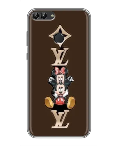 Чехол для Huawei P Smart (Enjoy 7s, FIG-LA1) с картинкой «LV и Микки Маус»